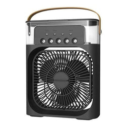 Portable Mini Cooling Fan with Humidifier & LED Light | USB Rechargeable Air Cooler - TheVyora