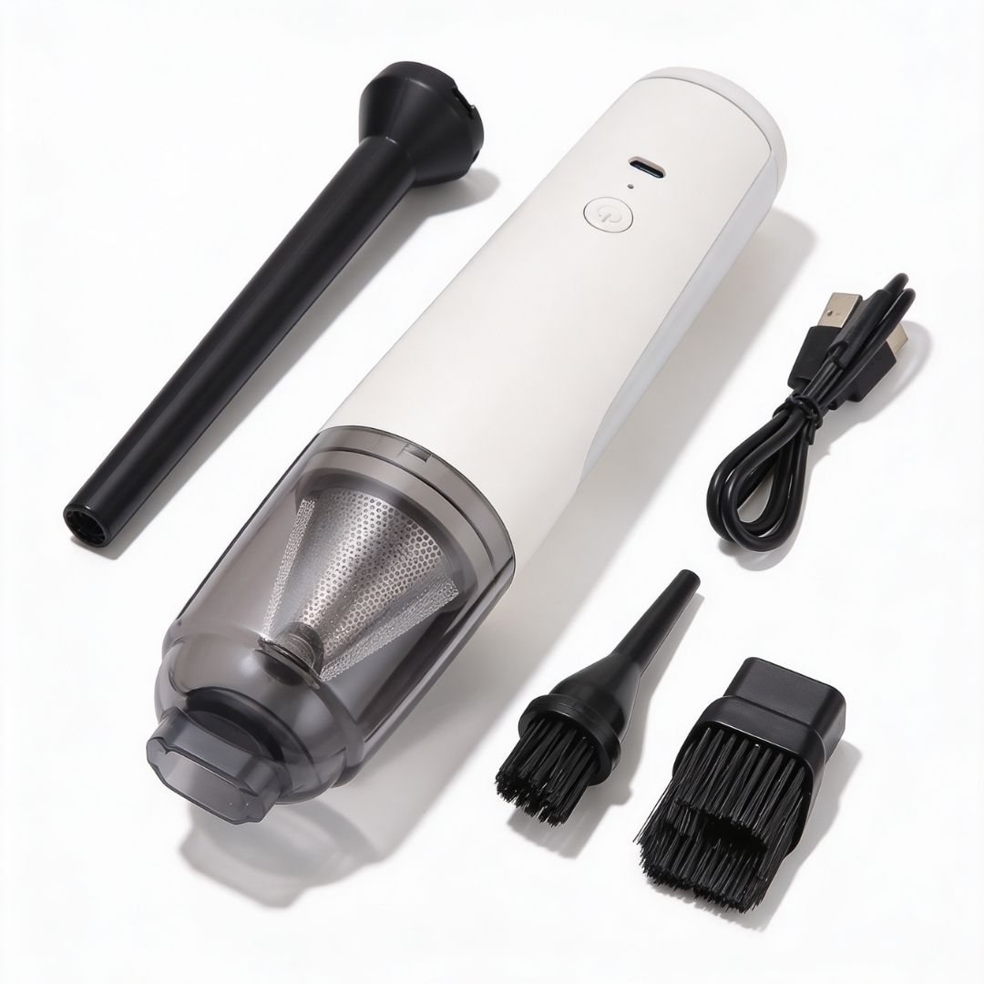 Cordless Mini Handheld Vacuum Cleaner Set with 5 Attachments