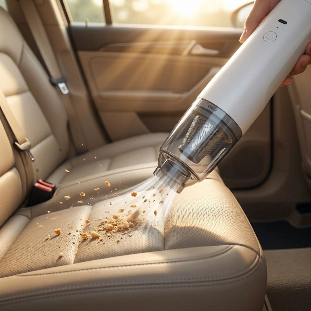 Cordless Mini Handheld Vacuum Cleaner Set with 5 Attachments
