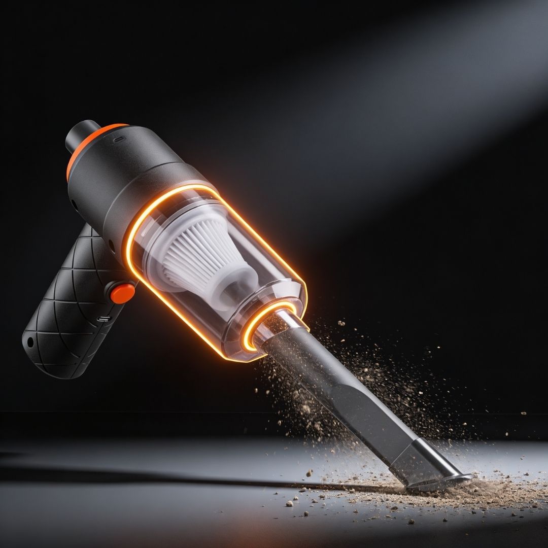2-in-1 Wireless Handheld Vacuum Cleaner | High-Power Portable Cleaner
